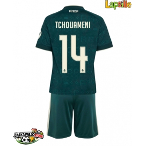 Real Madrid Aurelien Tchouameni #14 Vieraspaita Lapsille 2026-27 Lyhythihainen (+ shortsit)